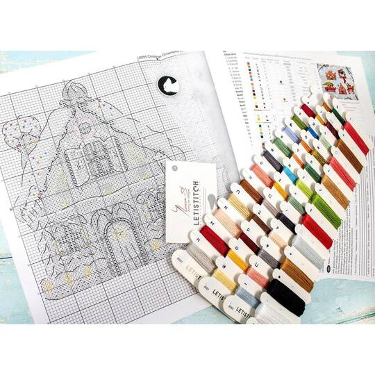 Letistitch Christmas Ornaments Counted Cross Stitch Kit
